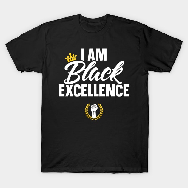 I Am Black Excellence African Pride History Month T-Shirt by trendingoriginals